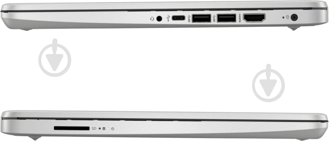 Ноутбук HP 14s-fq0045ur 14 (24C13EA) silver - фото 4