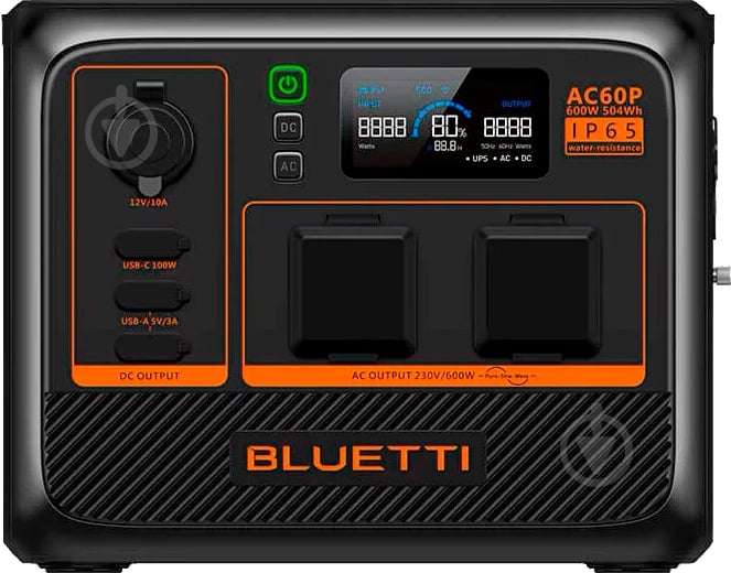 Зарядна станція BLUETTI AC60P (504 Вт·год) - фото 1