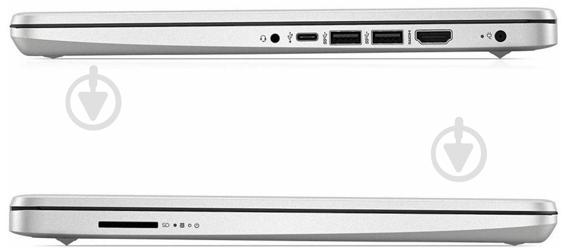 Ноутбук HP 14s-fq0048ur 14 (24C61EA) silver - фото 4