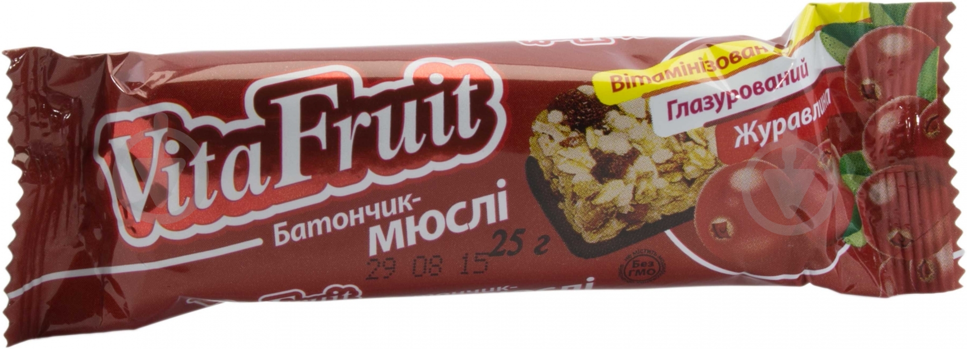 Батончик Vita Fruit Мюсли Клюква 25 г - фото 2 Батончик Vita Fruit Мюсли Клюква 25 г - фото 2