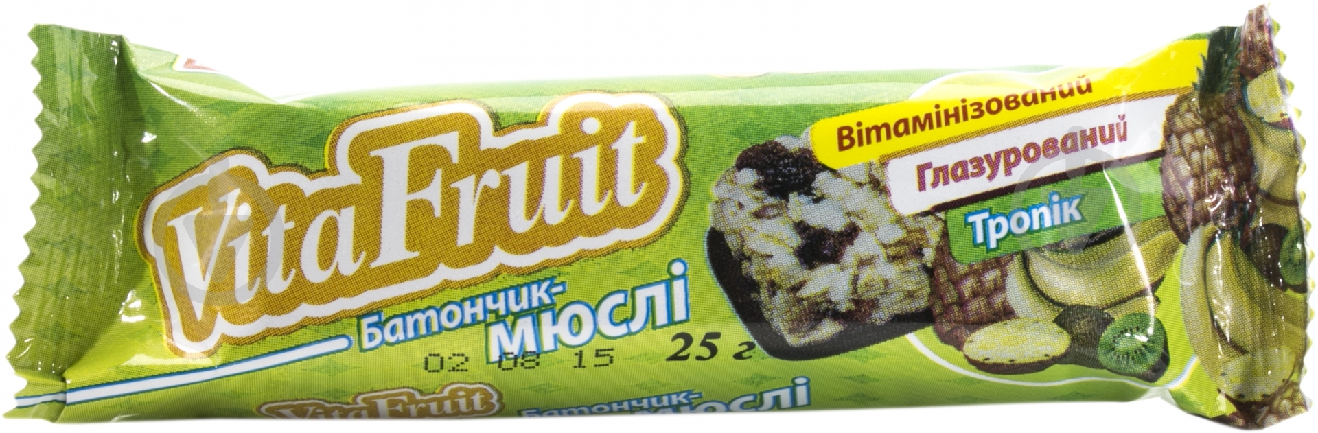 Батончик Vita Fruit Мюсли Тропик 25 г - фото 1