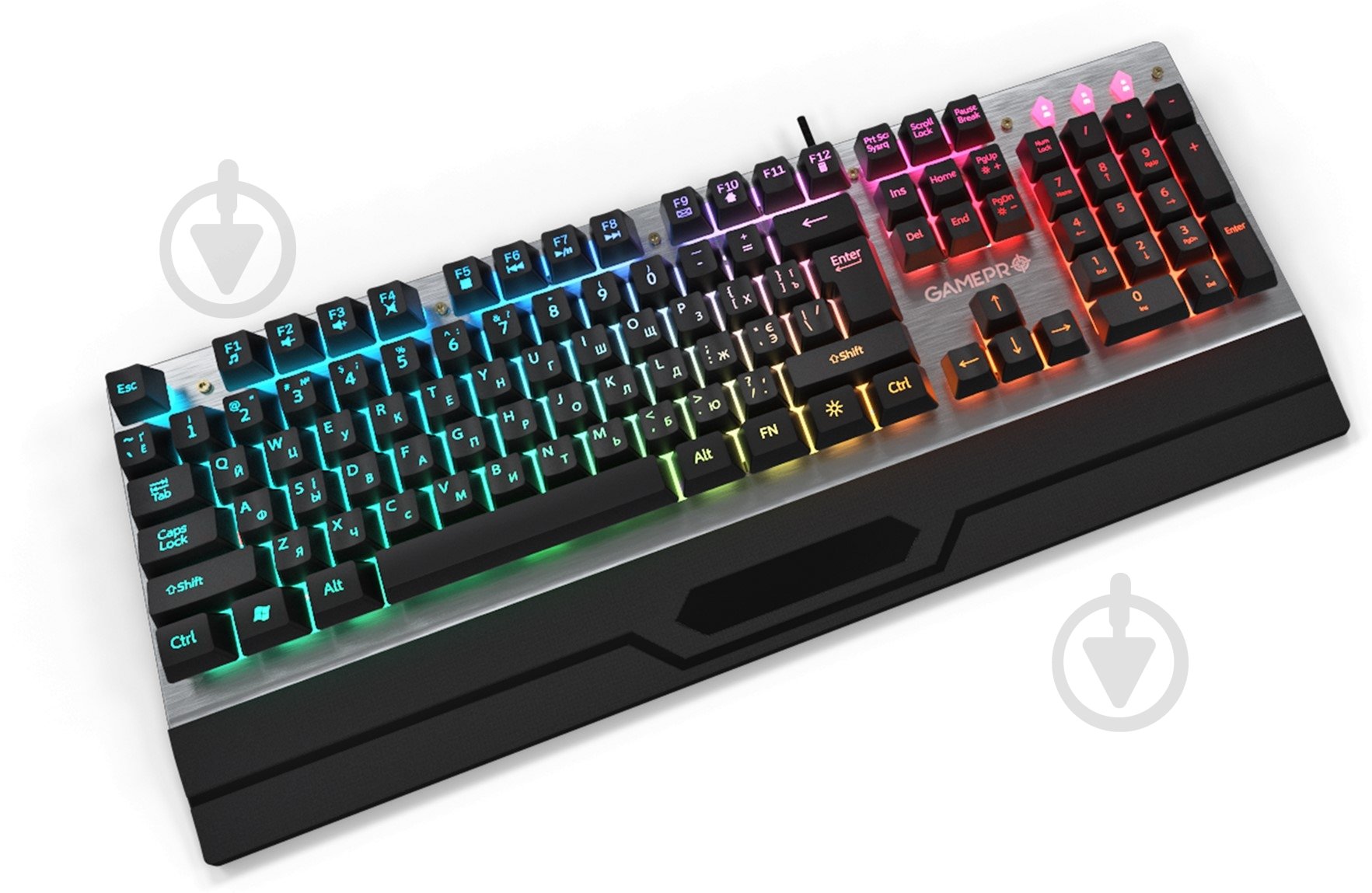 Клавіатура ігрова GamePro Stinger USB (GK599) grey - фото 3
