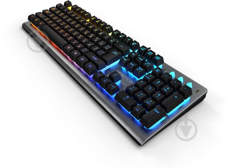 Клавіатура ігрова GamePro Stinger USB (GK599) grey - фото 7