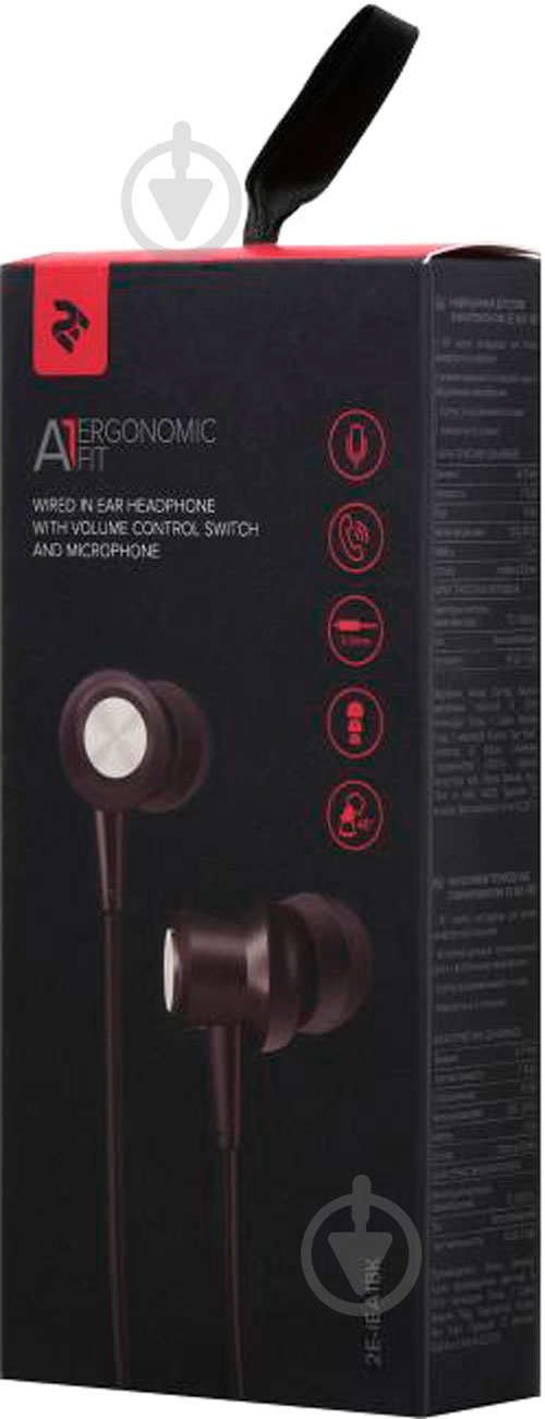 Наушники 2E 2E-IEA1BK black - фото 4