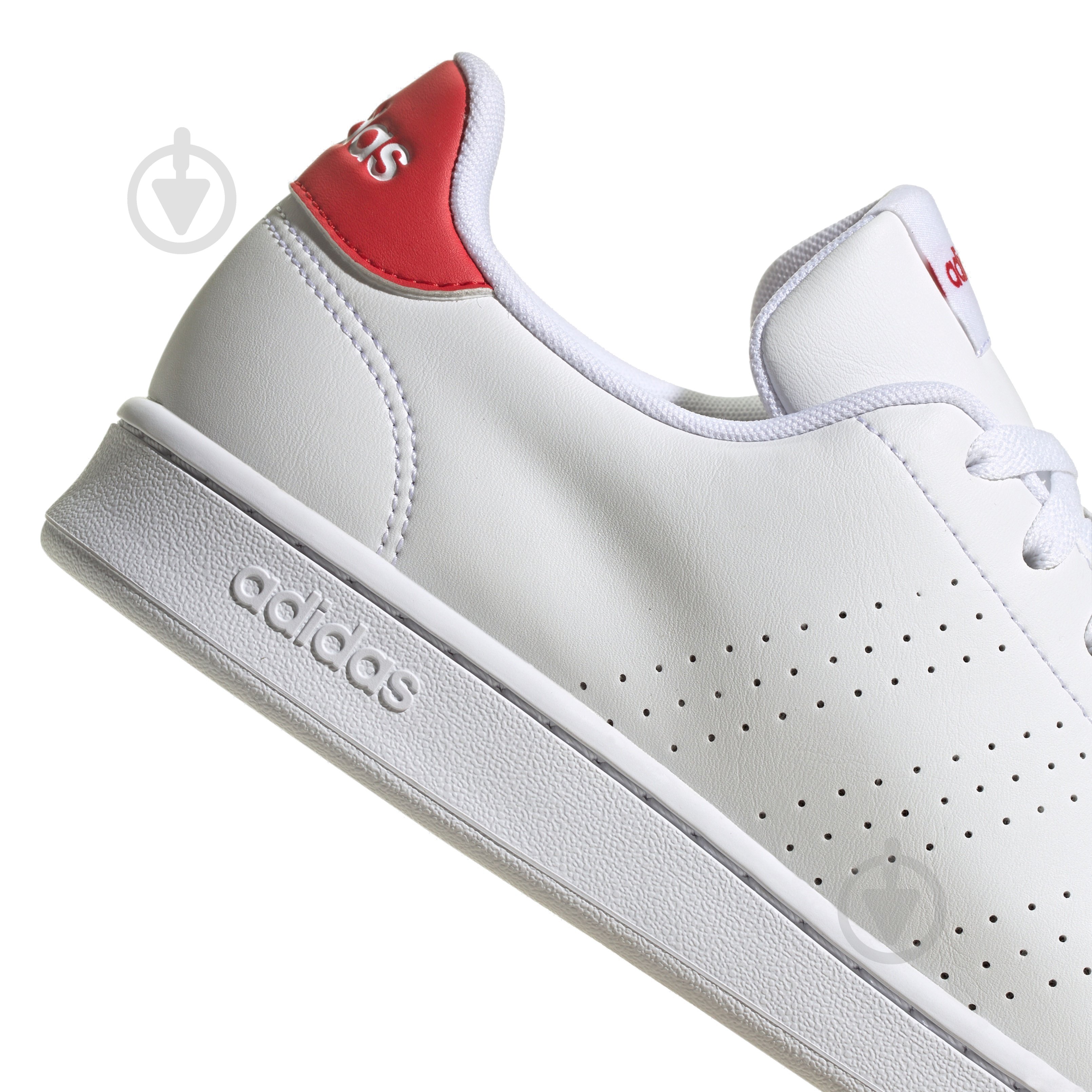 Кроссовки мужские демисезонные Adidas ADVANTAGE HR0235 р.45 1/3 белые - фото 7
