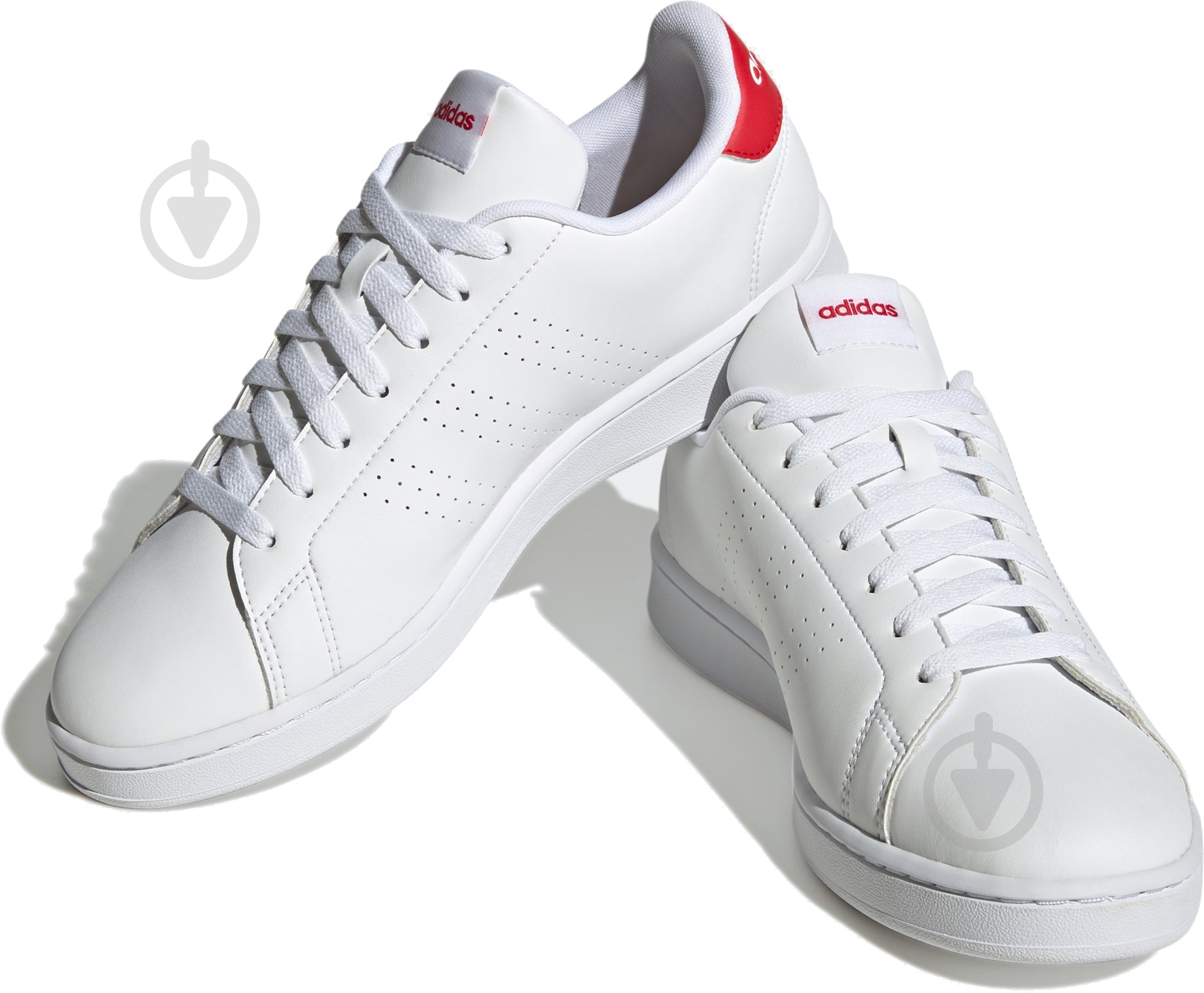 Кроссовки мужские демисезонные Adidas ADVANTAGE HR0235 р.45 1/3 белые - фото 3