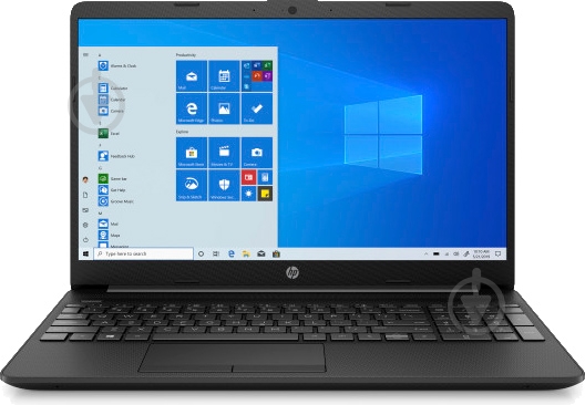 Ноутбук HP 15-dw3020ua 15,6 (424B3EA) black - фото 1