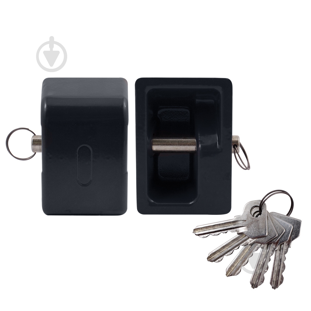 Дверной замок входной Comit CT-AL-C серый - фото 1