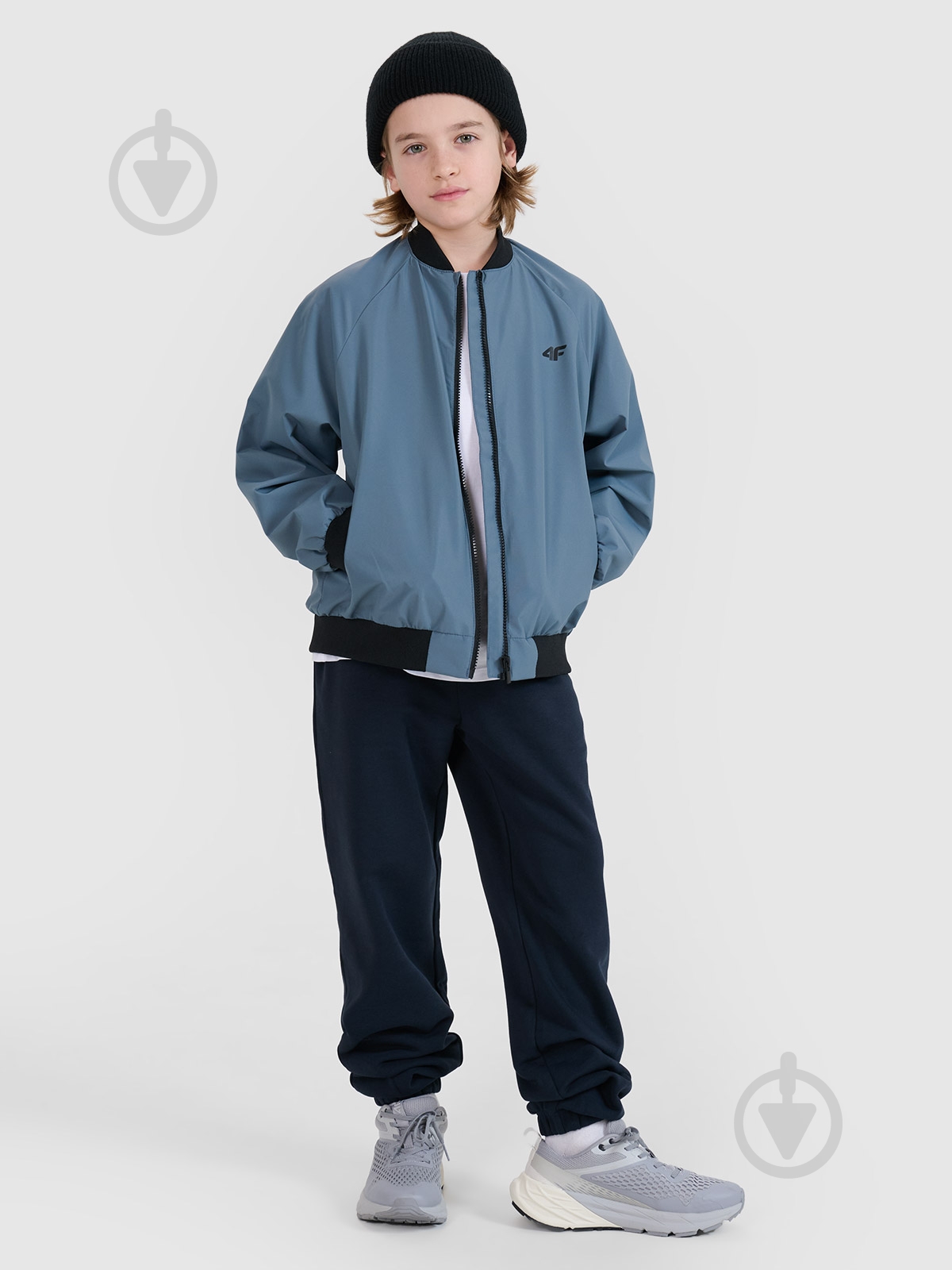 Бомбер для мальчиков 4F JACKET M186 4FJWSS25TJACM186-32S р.122 синий - фото 4