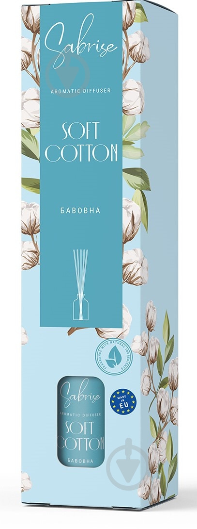 Аромадиффузор Sabrise Soft Cotton 30 мл - фото 1