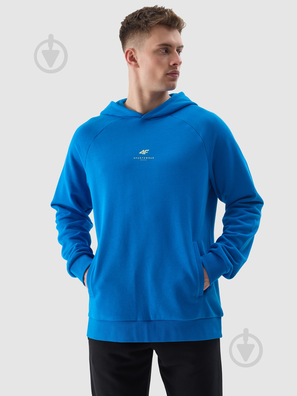 Джемпер 4F SWEATSHIRT M1010 4FWSS24TSWSM1010-36S р.XL синий - фото 2 Джемпер 4F SWEATSHIRT M1010 4FWSS24TSWSM1010-36S р.XL синий - фото 2