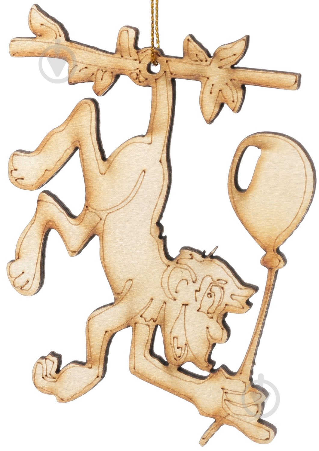 Елочная игрушка Обезьяна 6348 8 см - фото 2 Елочная игрушка Обезьяна 6348 8 см - фото 2