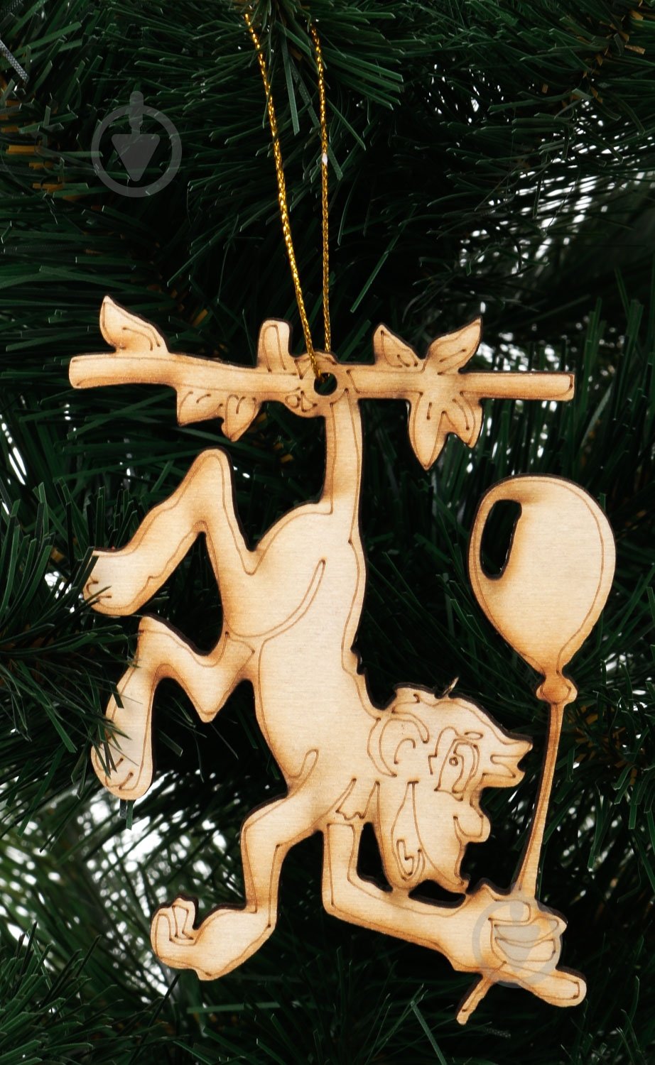 Елочная игрушка Обезьяна 6348 8 см - фото 3 Елочная игрушка Обезьяна 6348 8 см - фото 3