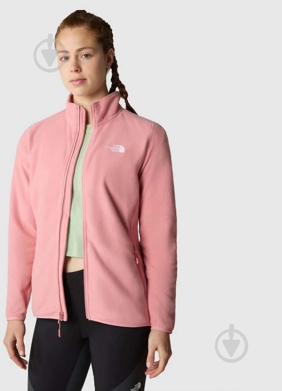 Джемпер THE NORTH FACE W 100 GLACIER FZ - EU NF0A855OI0R1 р.L розовый - фото 3 Джемпер THE NORTH FACE W 100 GLACIER FZ - EU NF0A855OI0R1 р.L розовый - фото 3