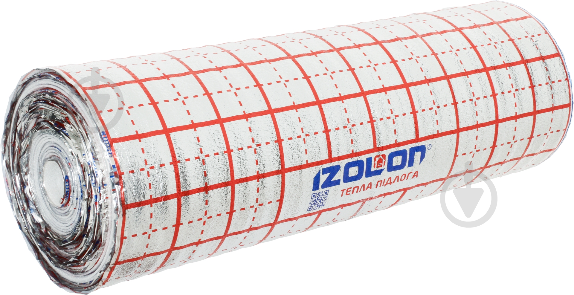 Полотно Izolon з металізованою плівкою та розміткою під теплу підлогу 4 мм - фото 1