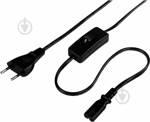 Кабель питания Hama 2 м черный (00044236) - фото 1