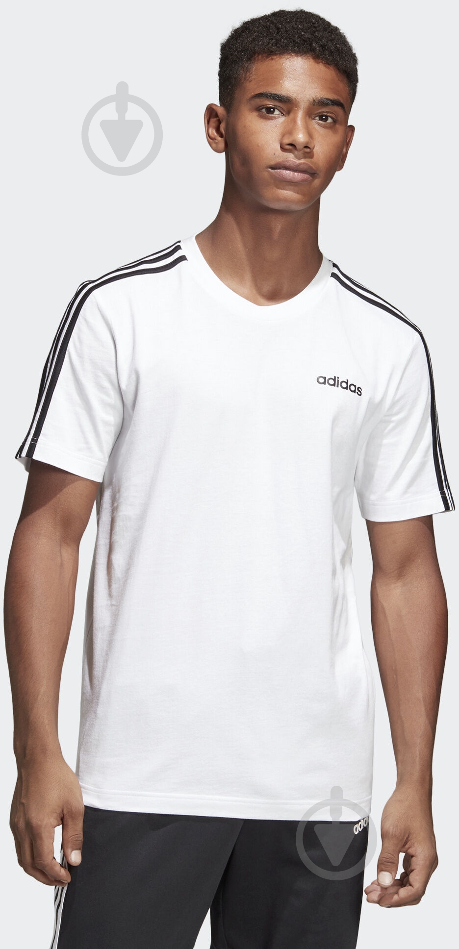 Футболка Adidas E 3S TEE DU0441 р.S белый - фото 3