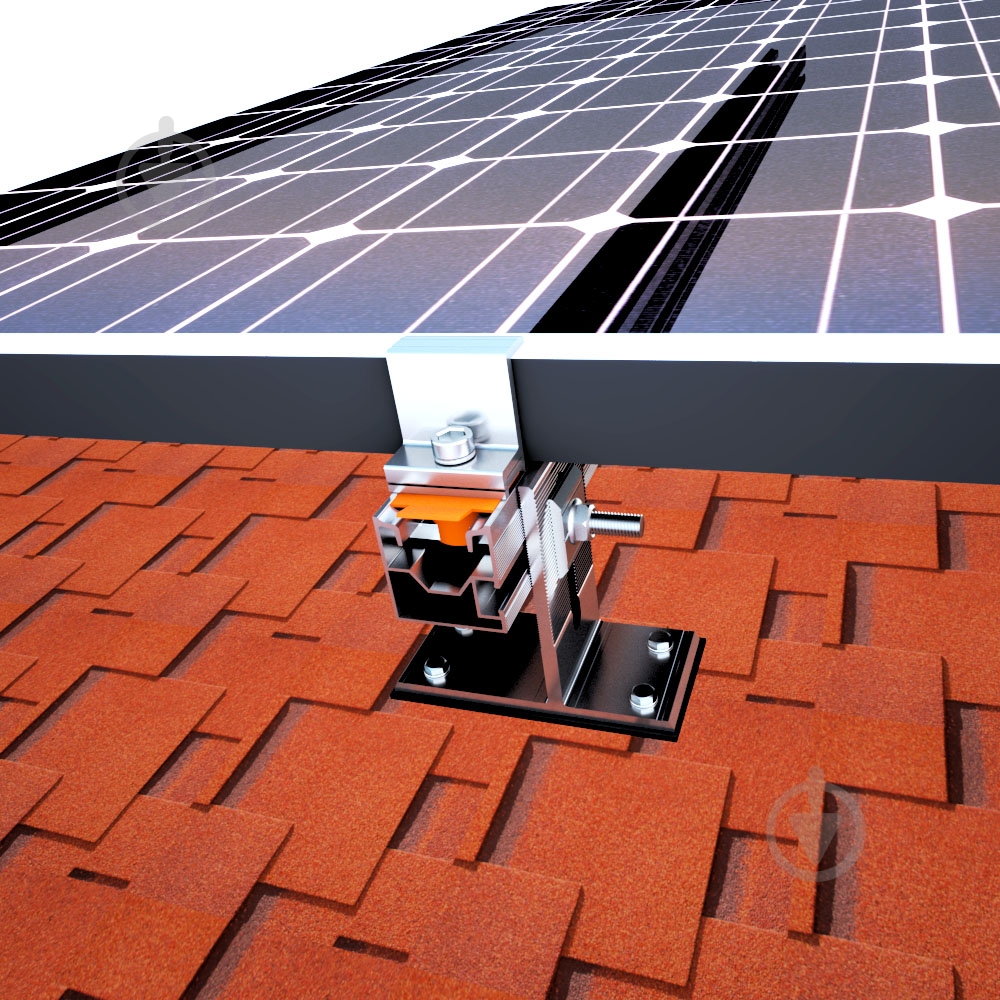 Кронштейн Т-подібний до бітумної черепиці в зборі (2 шт) Kripter - фото 2