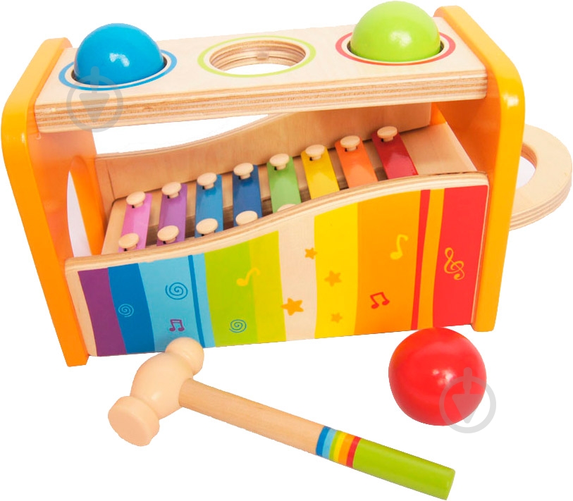 Ксилофон Hape с шариками E0305 - фото 1 Ксилофон Hape с шариками E0305 - фото 1