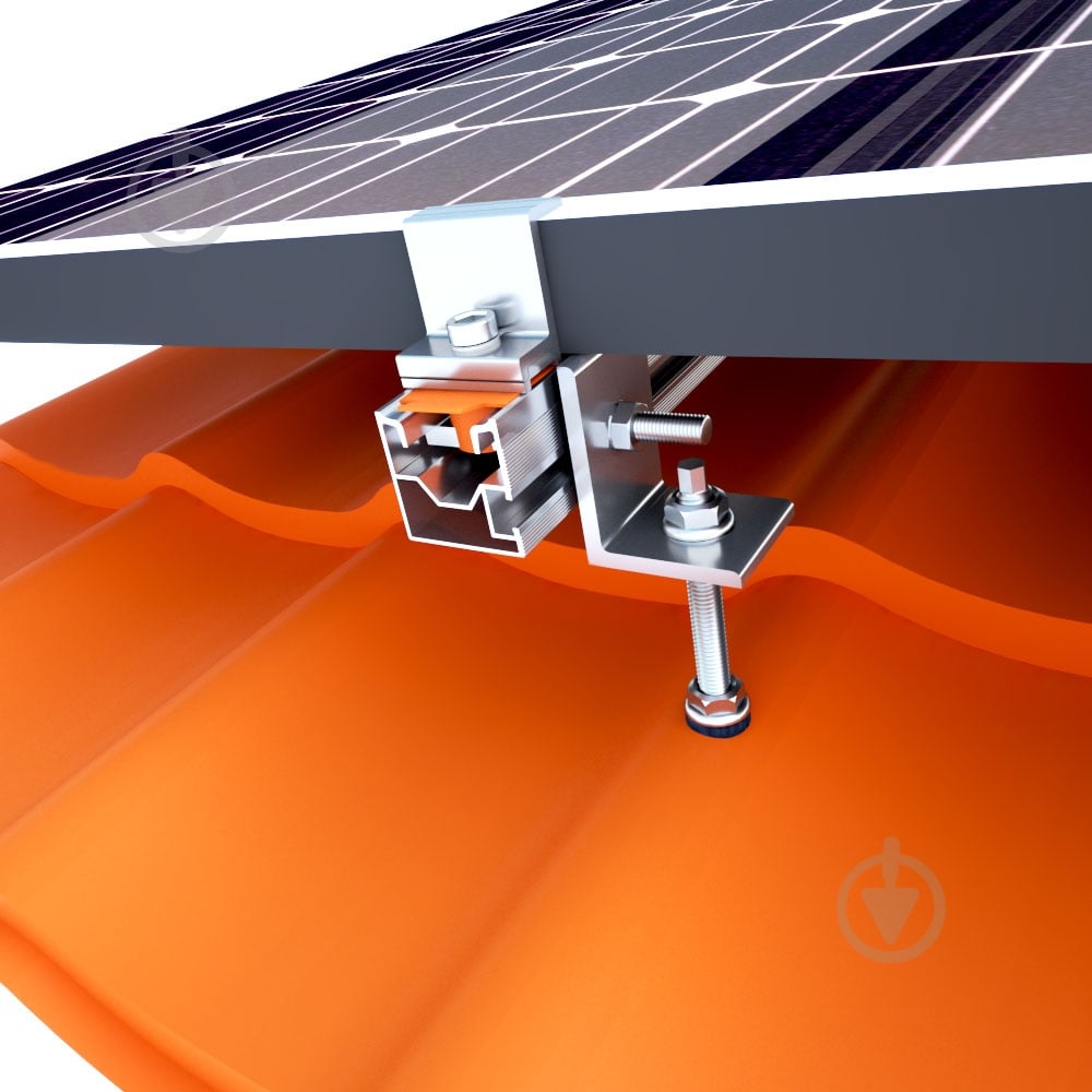 Профіль алюмінієвий Профиль алюминиевый для солнечных панелей Light D 2,25м (1шт) - фото 5