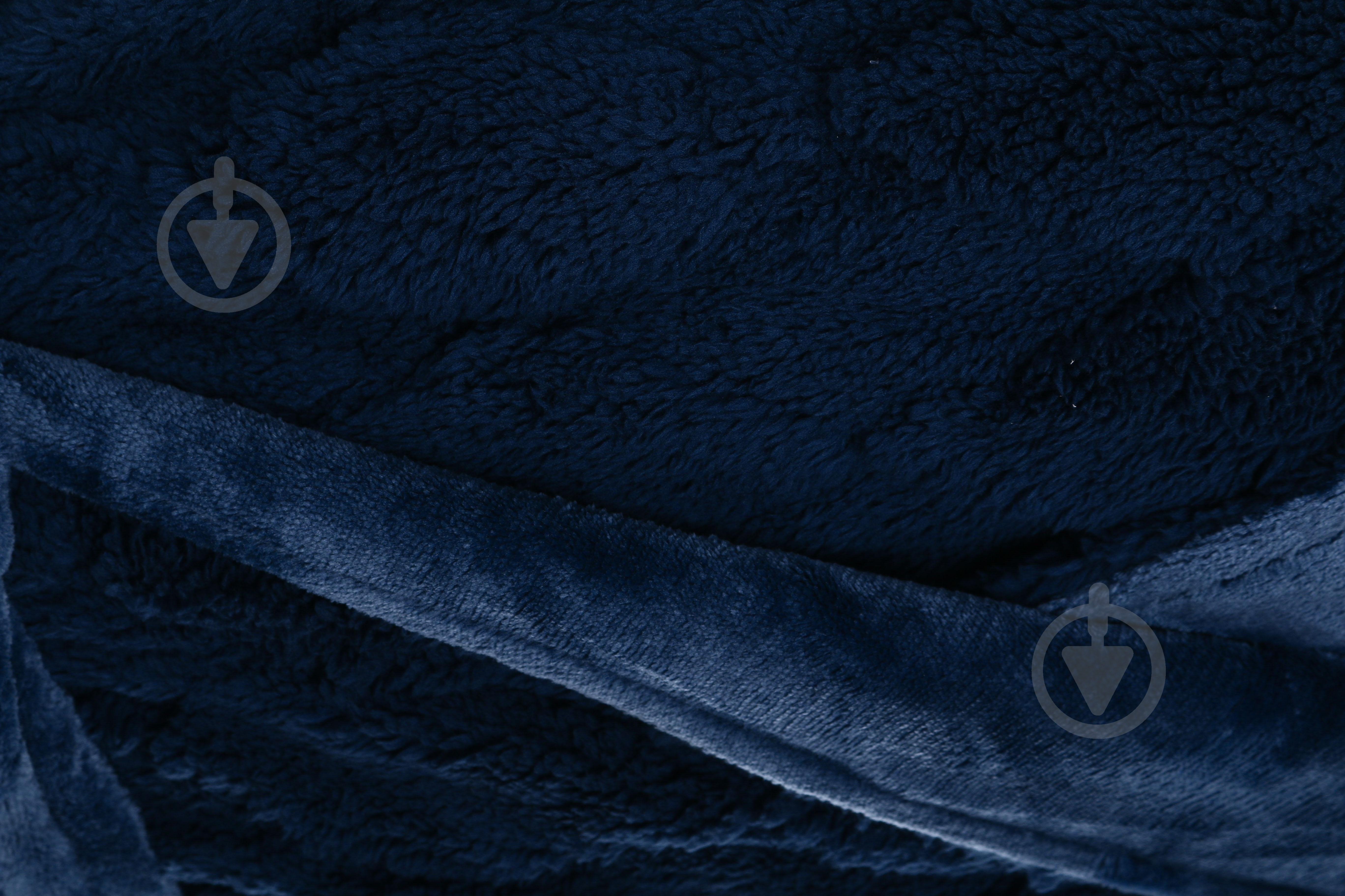 Халат чоловічий La Nuit з капюшоном Lyon р. L синій - фото 3