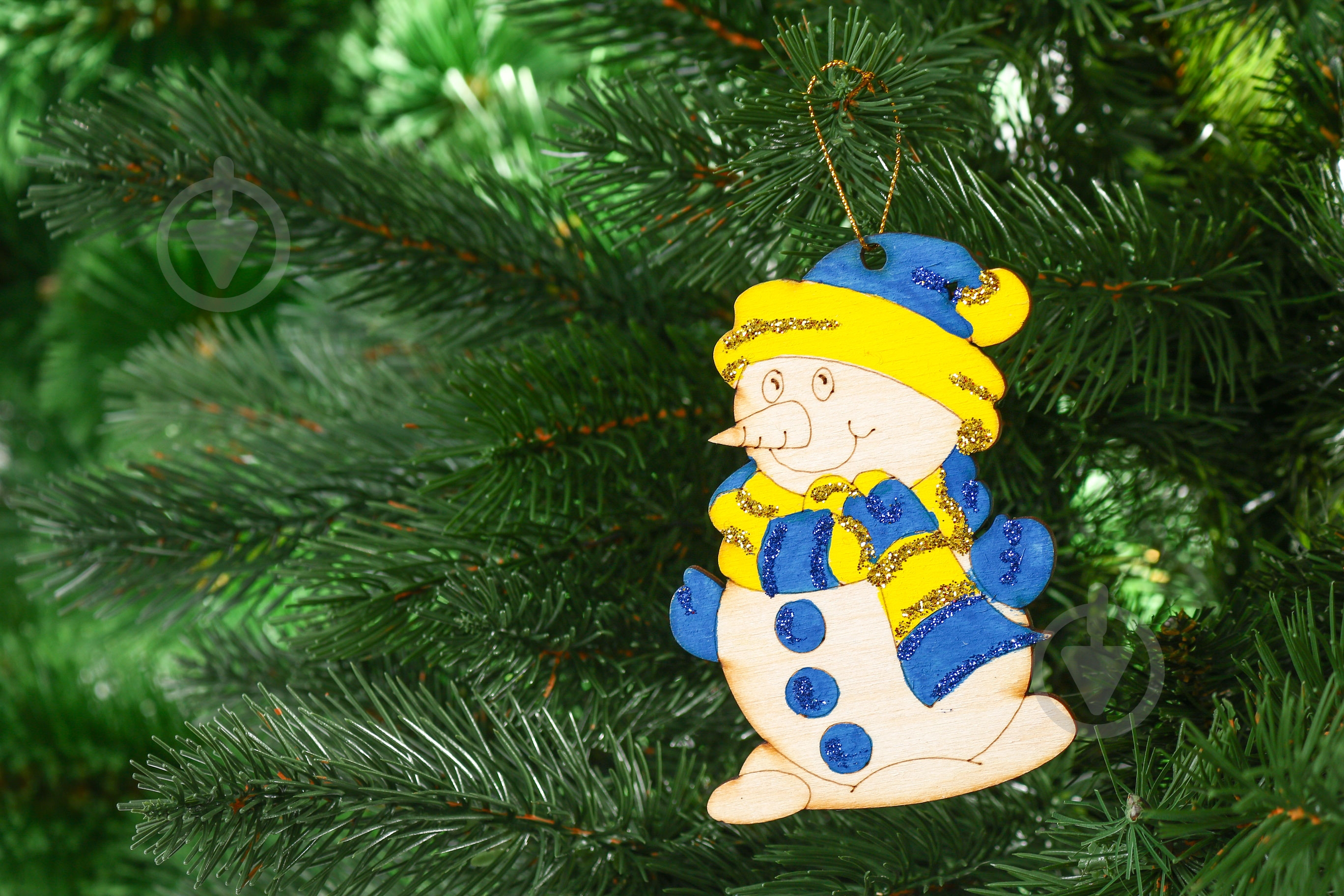 Подвеска Снеговик 11.6 см 7499 - фото 2