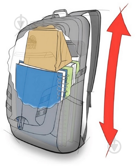 Рюкзак Granite Gear Higgins Deep Grey/Black 26 л deep grey/black - фото 2