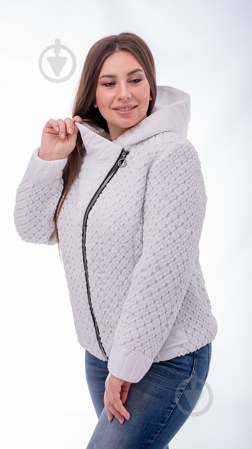 Куртка женская зимняя Adonis РИММА V20-418/White р.L белая - фото 1 Куртка женская зимняя Adonis РИММА V20-418/White р.L белая - фото 1