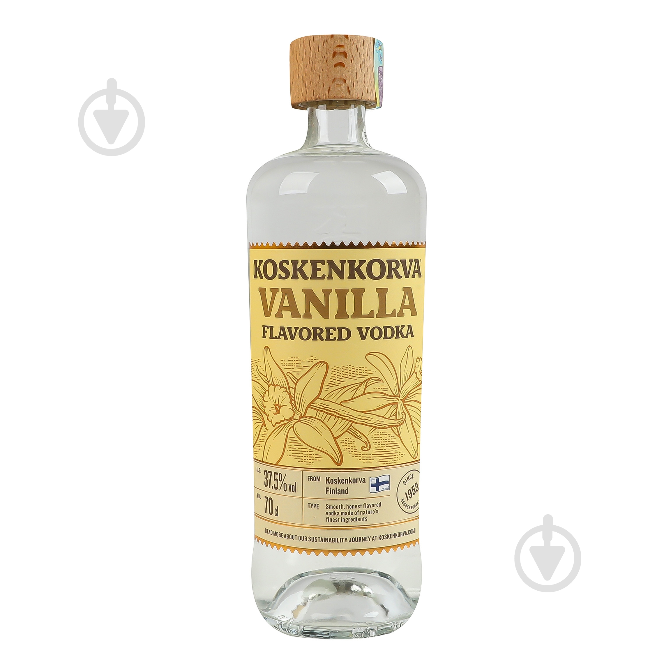 Водка Koskenkorva Vanilla 37,5% 0,7 л - фото 1 Водка Koskenkorva Vanilla 37,5% 0,7 л - фото 1