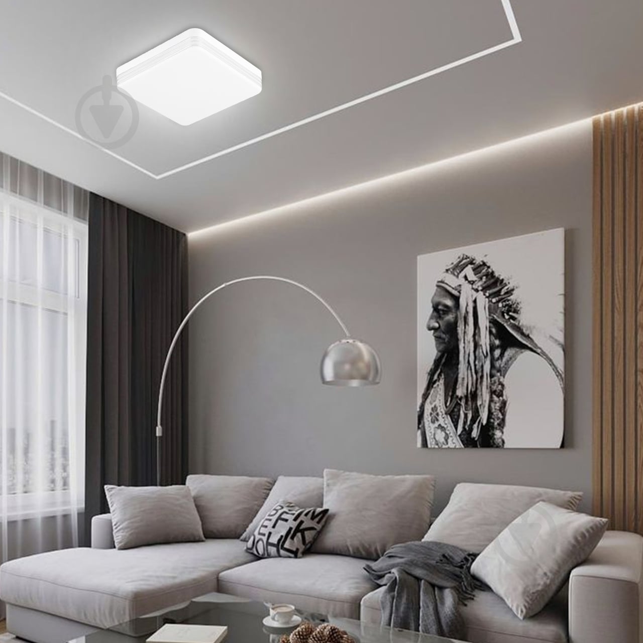 Світильник світлодіодний Eurolamp Practical Light N26 36 Вт білий 4000 К LED-ES-36W-N26 - фото 4 Світильник світлодіодний Eurolamp Practical Light N26 36 Вт білий 4000 К LED-ES-36W-N26 - фото 4