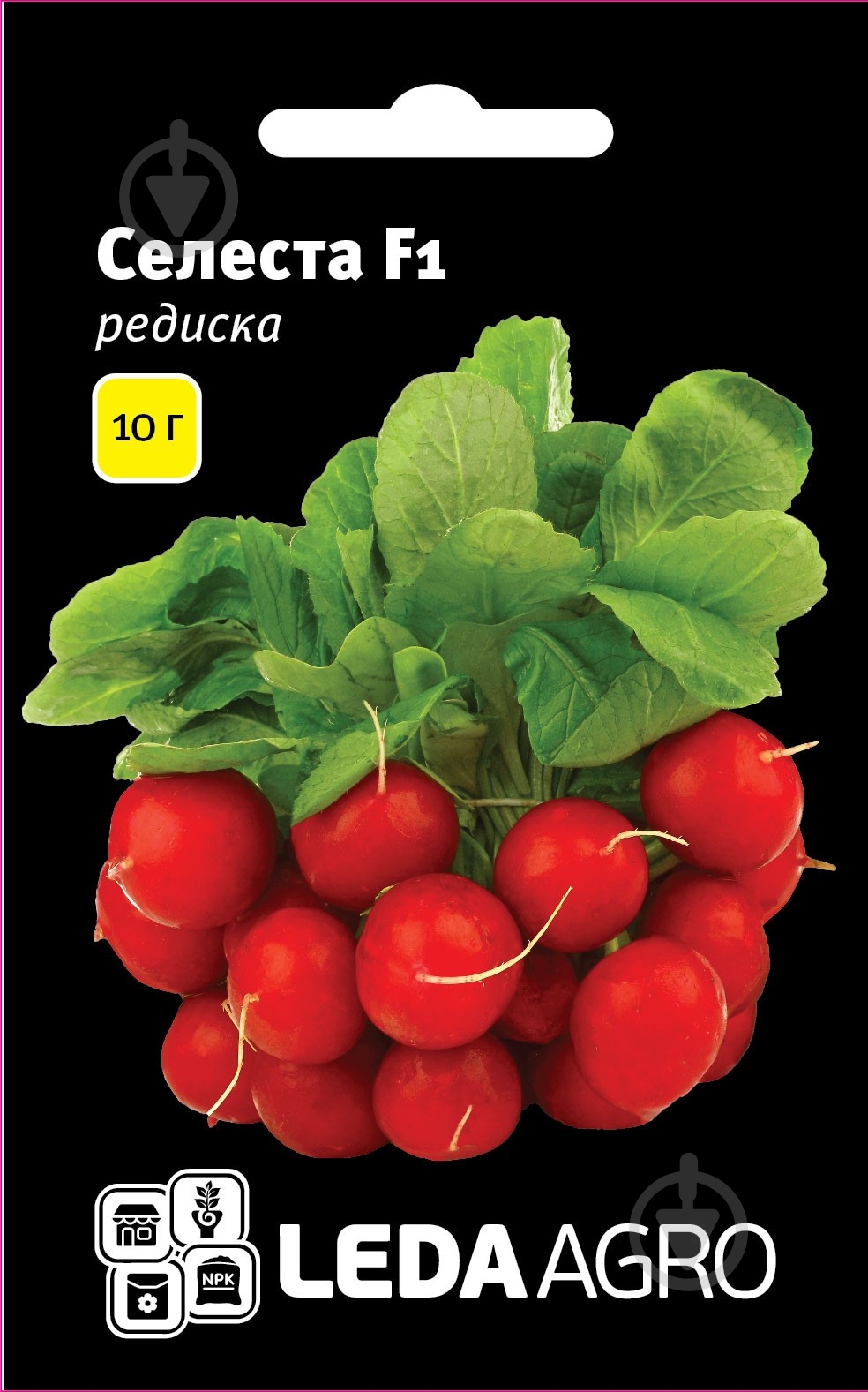 Насіння LedaAgro редиска Селеста F1 10 г (4820119796788) - фото 1
