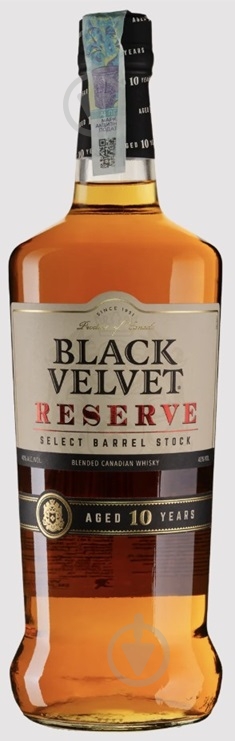 Віскі Black Velvet Reserve 10yo (0096749005666) 1 л - фото 1