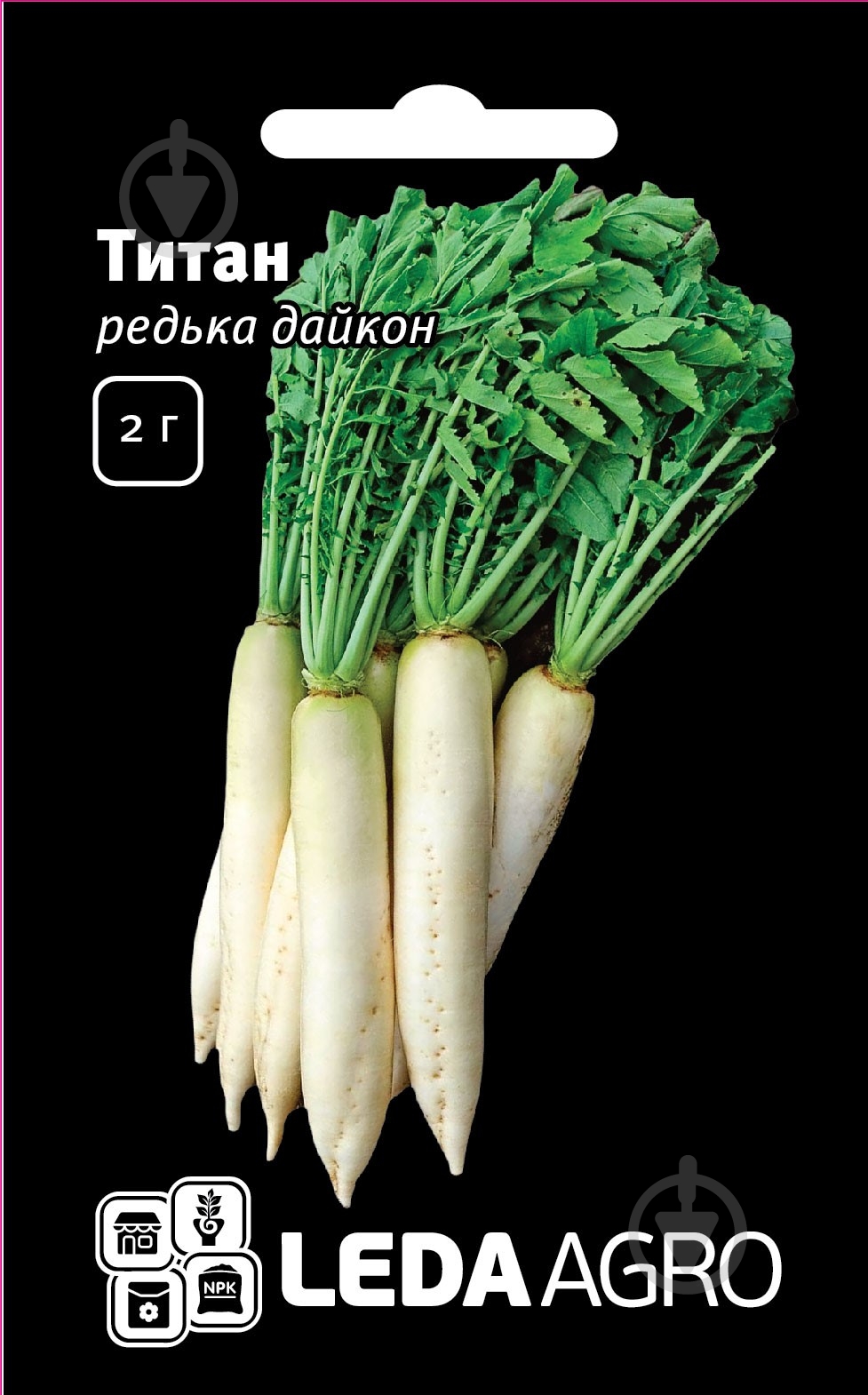 Семена редька Титан 2 г LedaAgro - фото 1