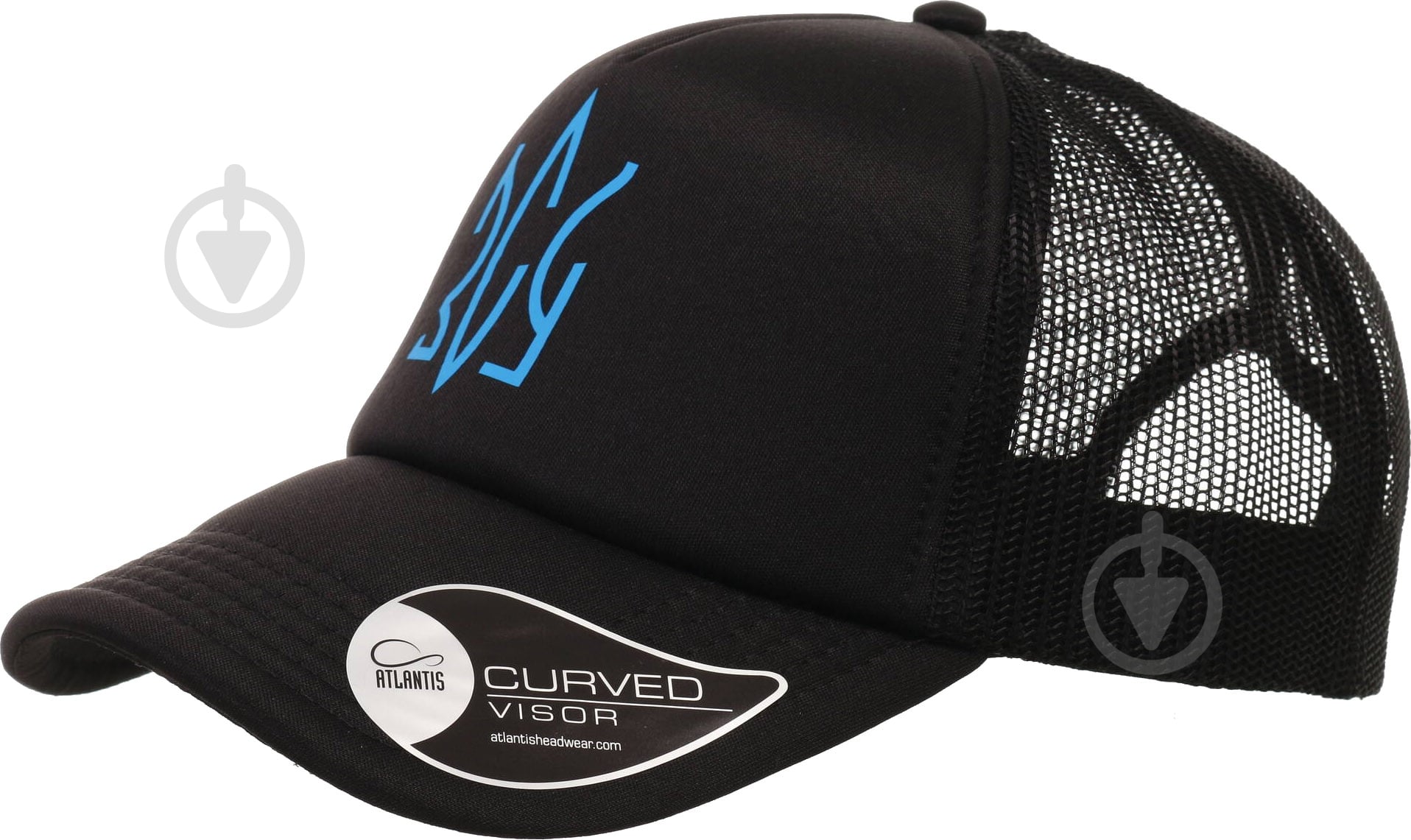 Кепка Корпорація 12 Тризуб сетка 69010203 58 черный с синим - фото 3 Кепка Корпорація 12 Тризуб сетка 69010203 58 черный с синим - фото 3