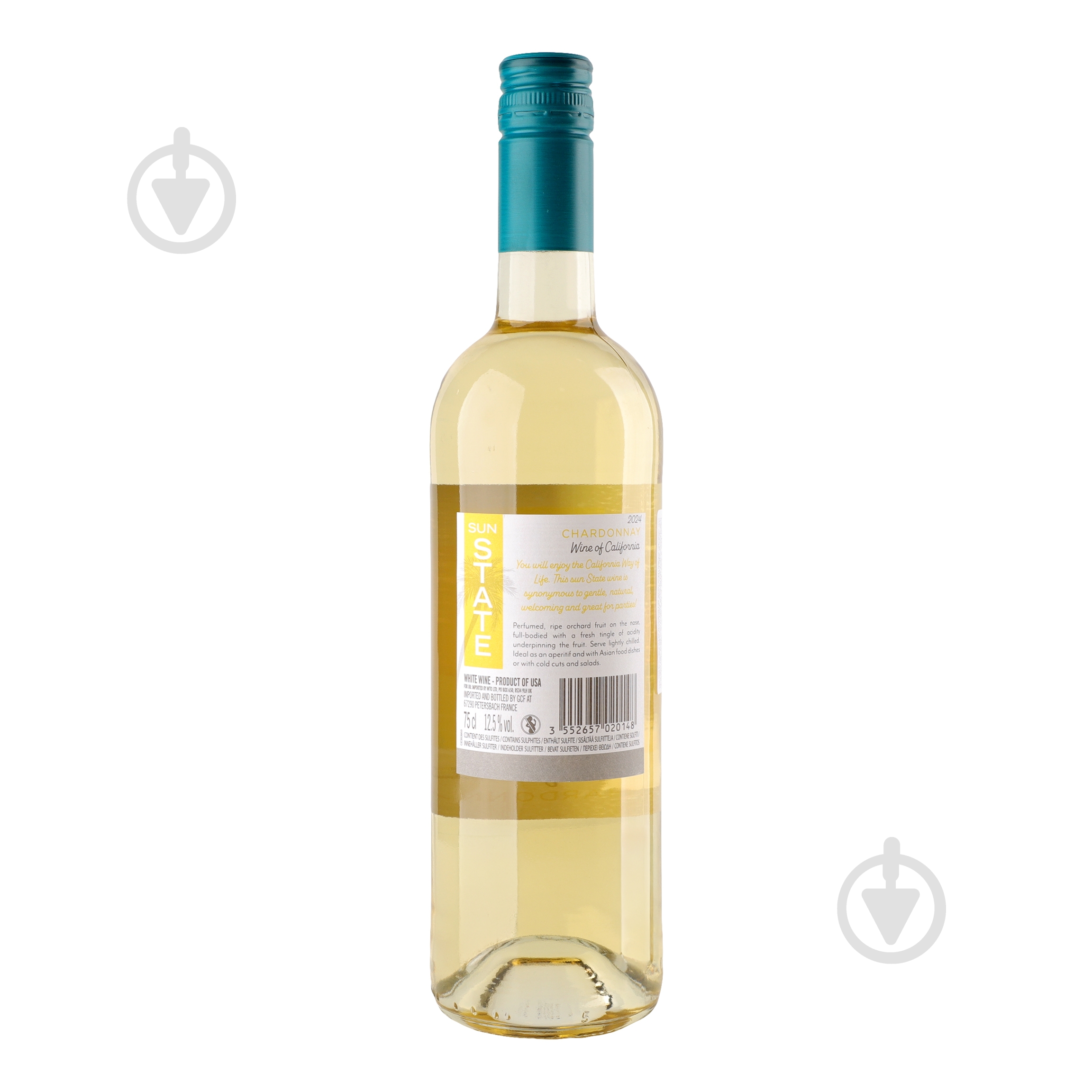 Вино Sun State Chardonnay 0,75 л - фото 2
