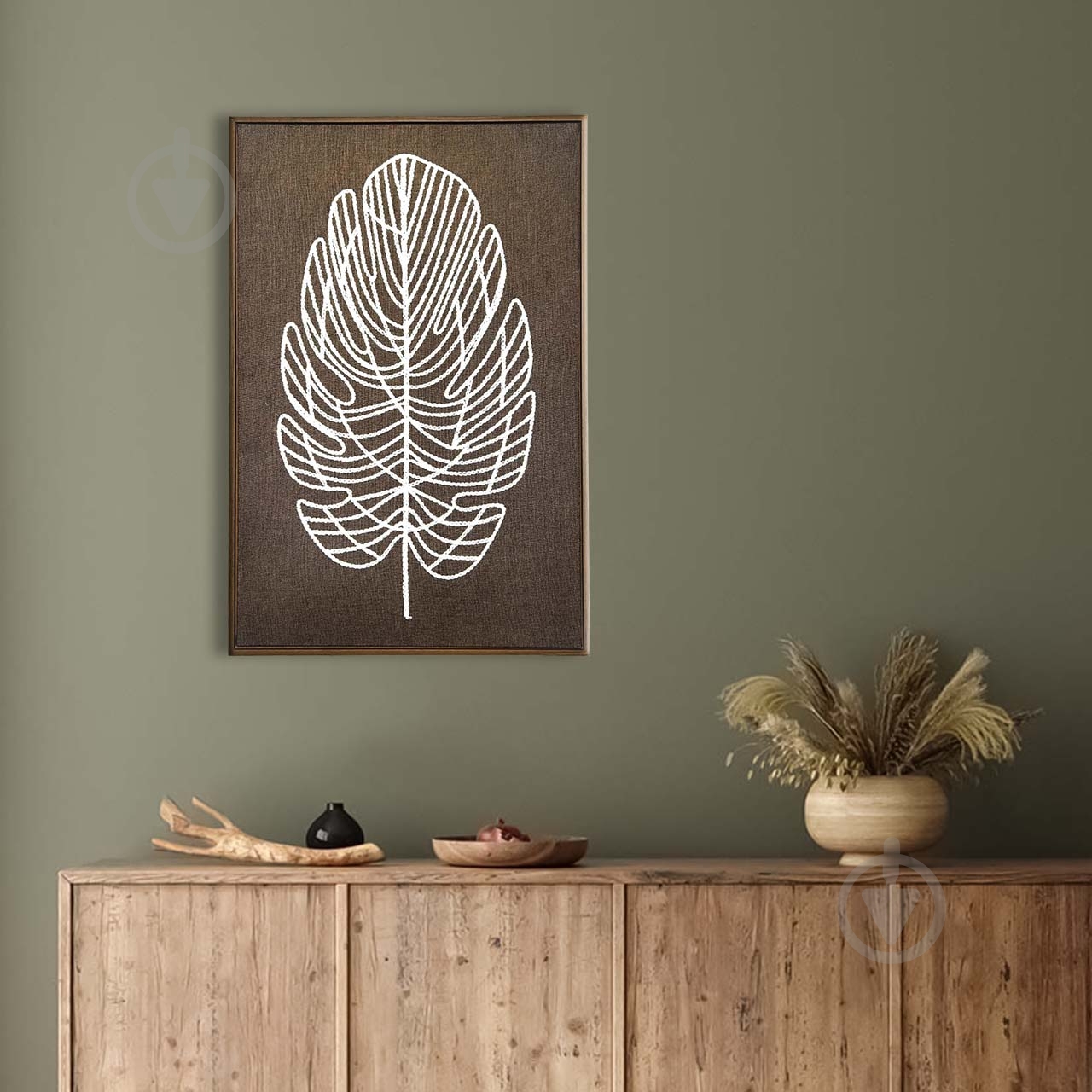 Постер с ковровой вышивкой Стиль бохо 60x40 см Brushme - фото 2