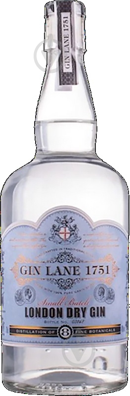 Джин Gin Lane 1751 London Dry Gin 0,7 л - фото 1