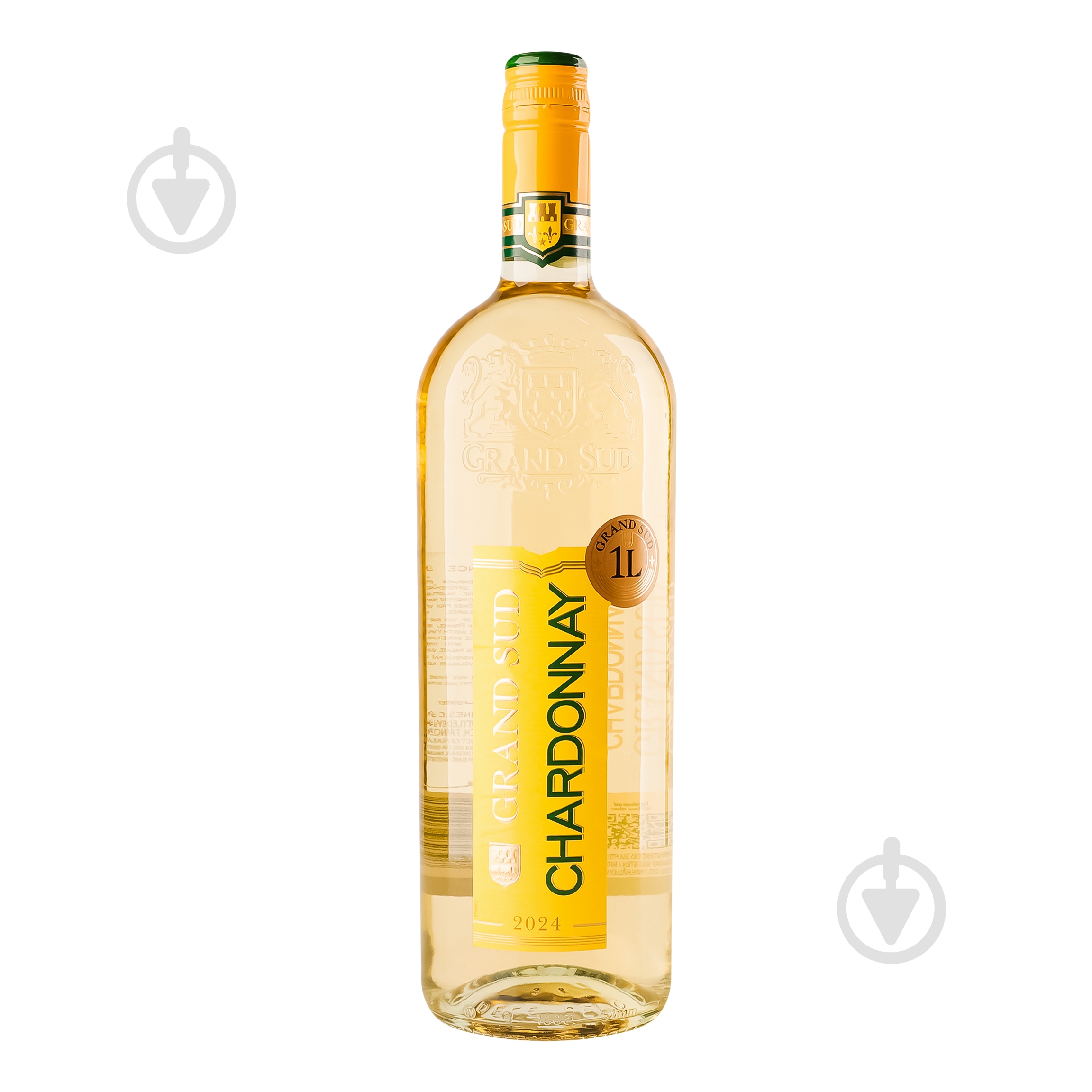 Вино Grand Sud Chardonnay 1 л - фото 1 Вино Grand Sud Chardonnay 1 л - фото 1
