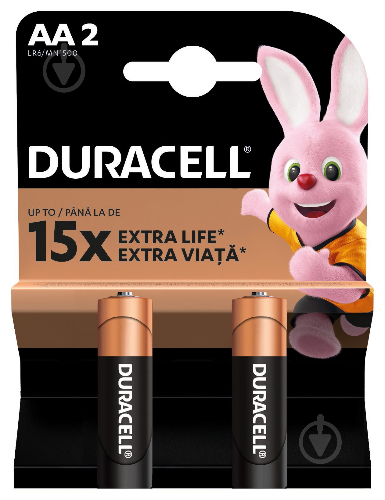 Батарейки лужні Duracell LR06 MN1500 AA (пальчикові) 2 шт. - фото 2