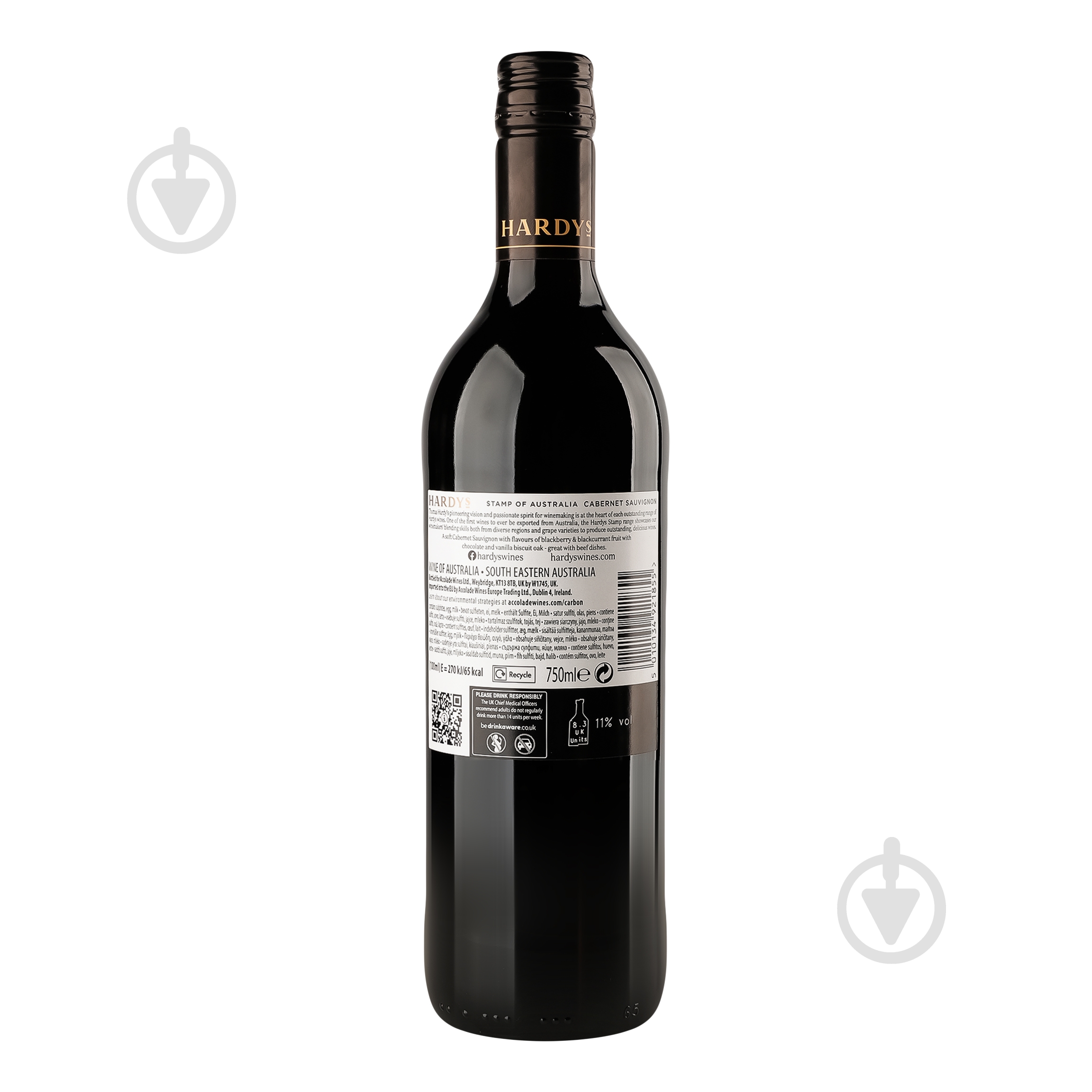Вино Hardys Cabernet Sauvignon 0,75 л - фото 2