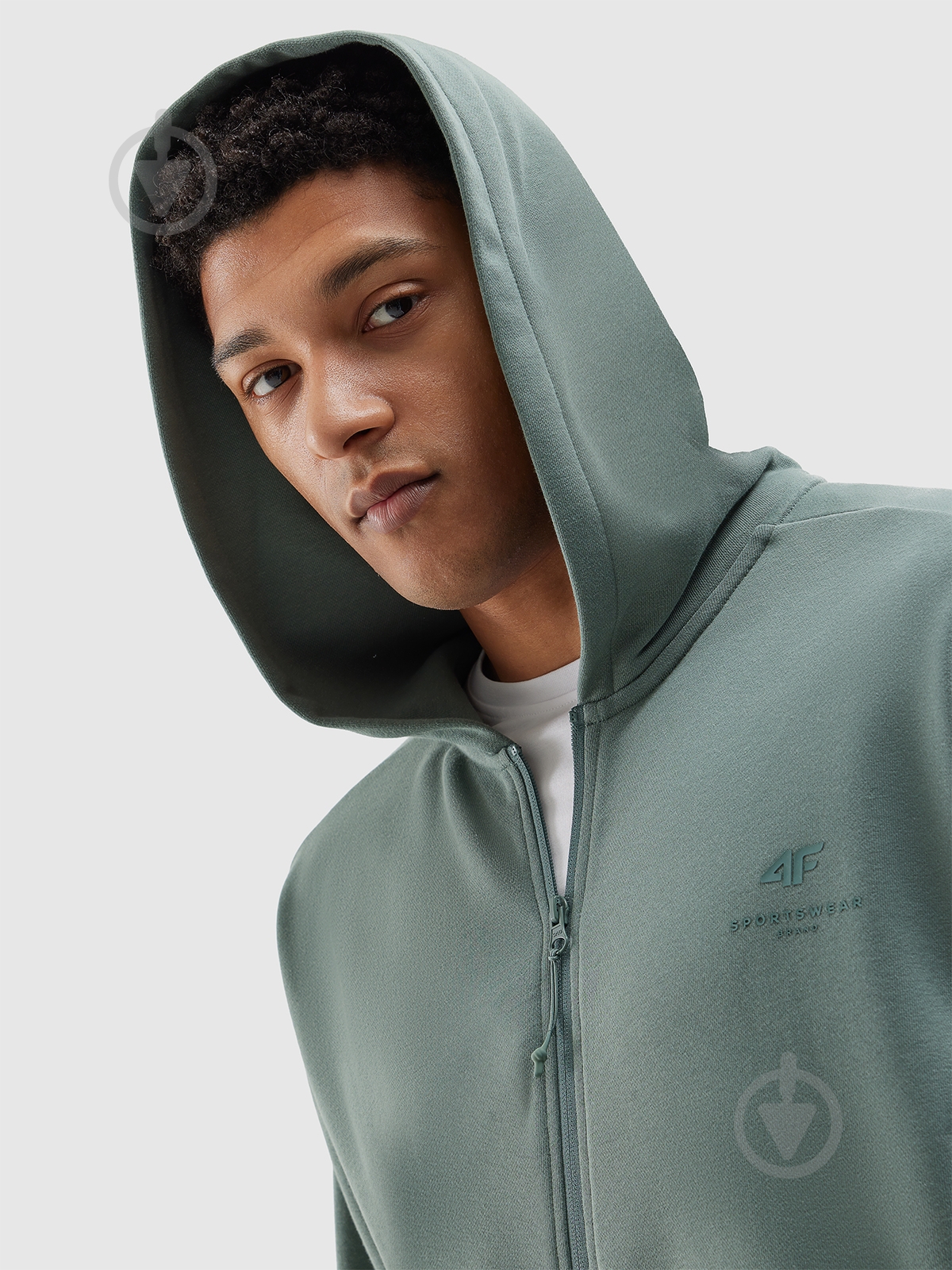 Джемпер 4F SWEATSHIRT M1011 4FWSS24TSWSM1011-43S р.M зеленый - фото 3 Джемпер 4F SWEATSHIRT M1011 4FWSS24TSWSM1011-43S р.M зеленый - фото 3