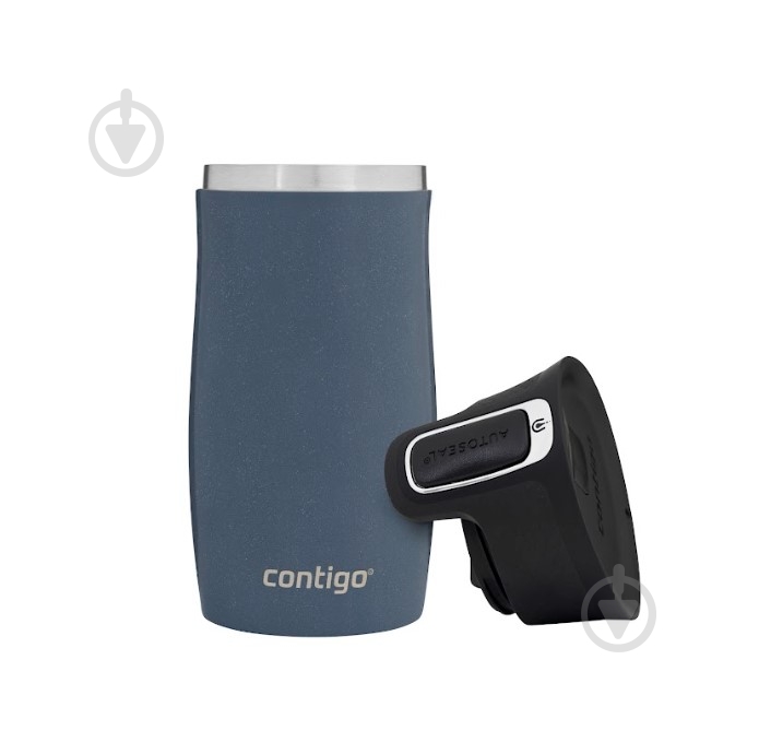 Термокружка Contigo West Loop Mini 300 мл серо-синий (2203556) - фото 4 Термокружка Contigo West Loop Mini 300 мл серо-синий (2203556) - фото 4