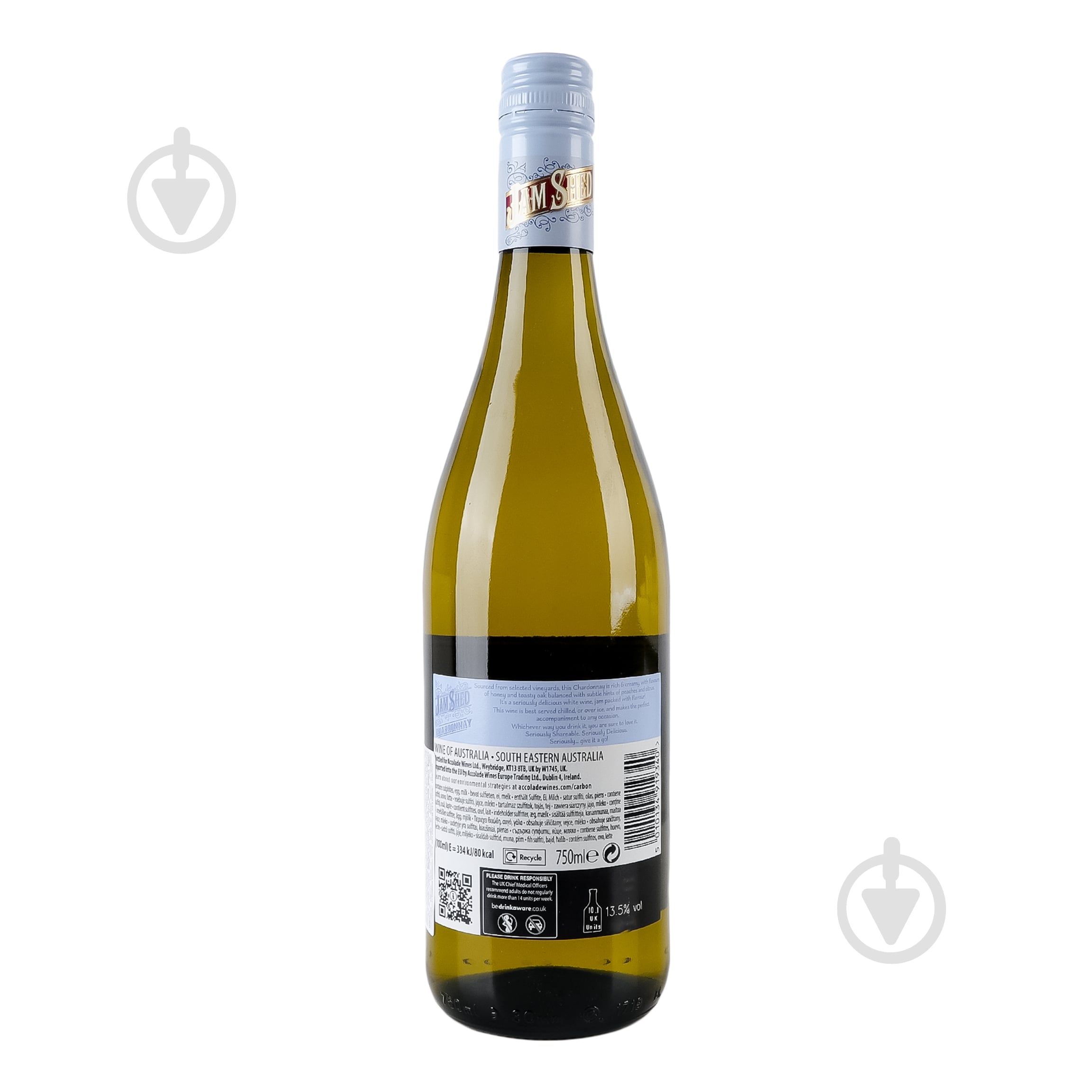 Вино Jam Shed Chardonnay 0,75 л - фото 2 Вино Jam Shed Chardonnay 0,75 л - фото 2