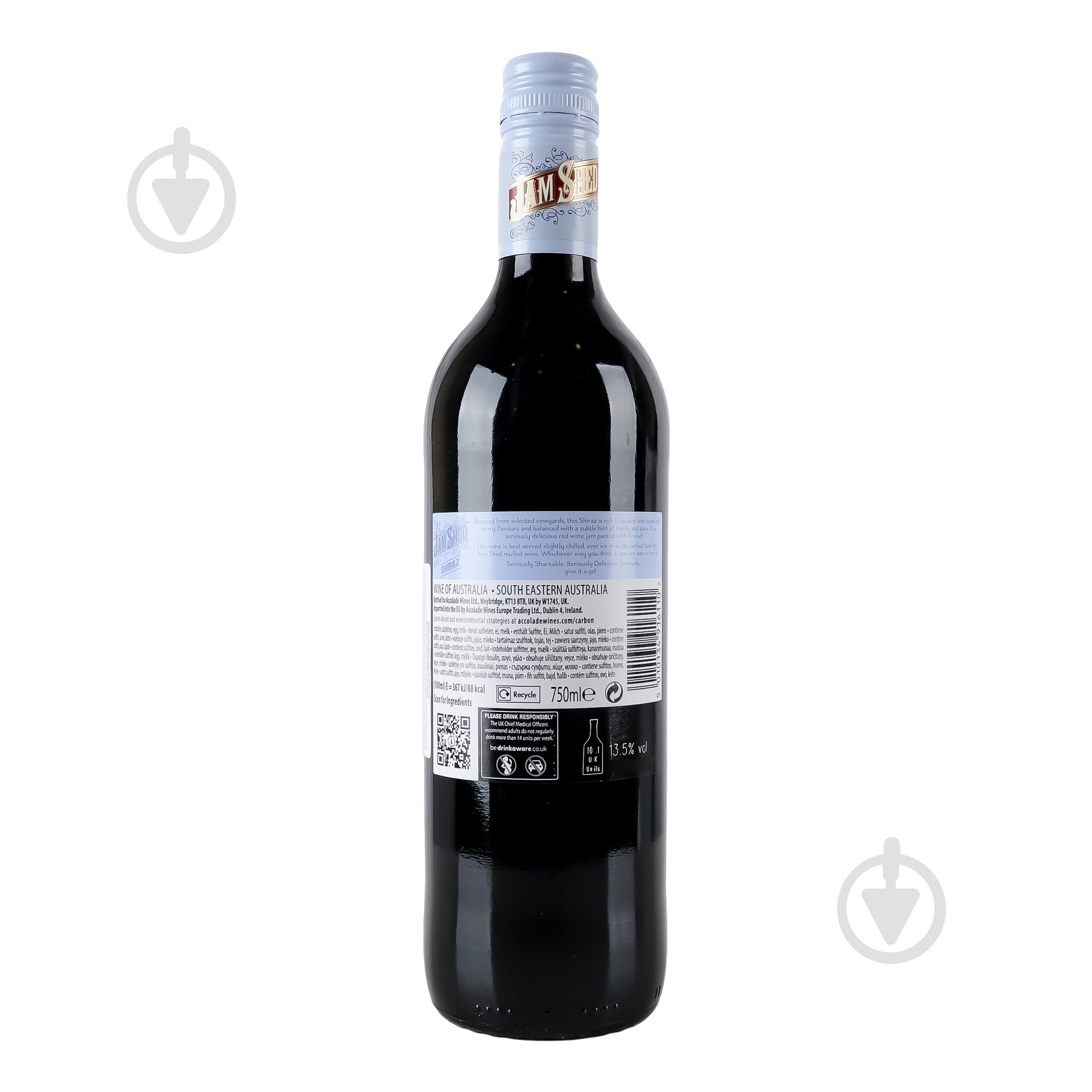 Вино Jam Shed Shiraz 0,75 л - фото 2