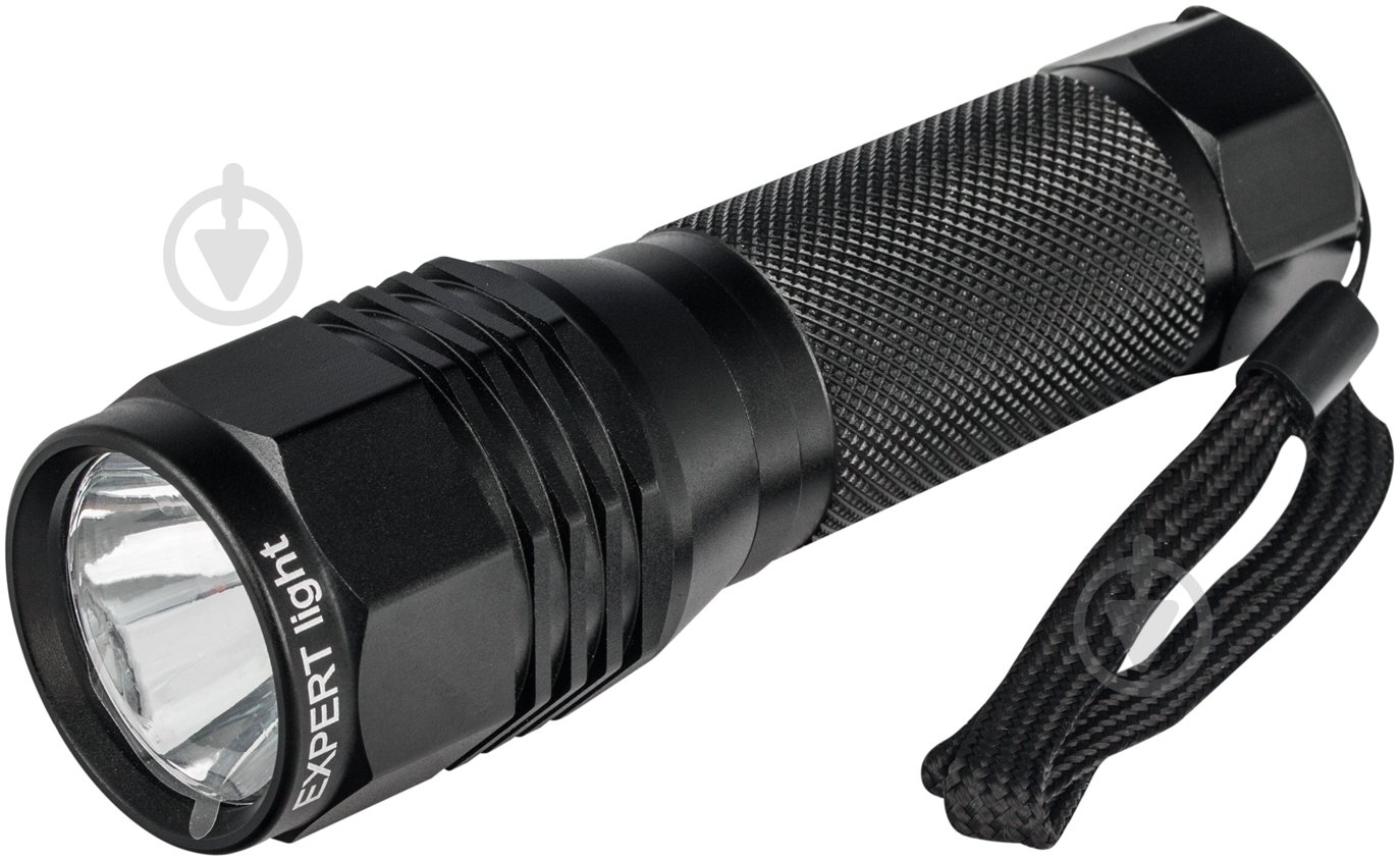 Ліхтар Expert light EAx-FL1009-1LED чорний - фото 1 Ліхтар Expert light EAx-FL1009-1LED чорний - фото 1