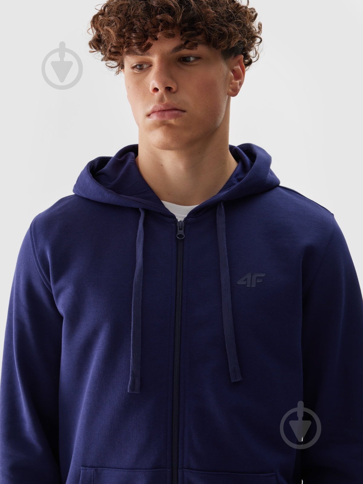 Джемпер 4F SWEATSHIRT M0951 4FWSS24TSWSM0951-31S р.M синій - фото 2 Джемпер 4F SWEATSHIRT M0951 4FWSS24TSWSM0951-31S р.M синій - фото 2