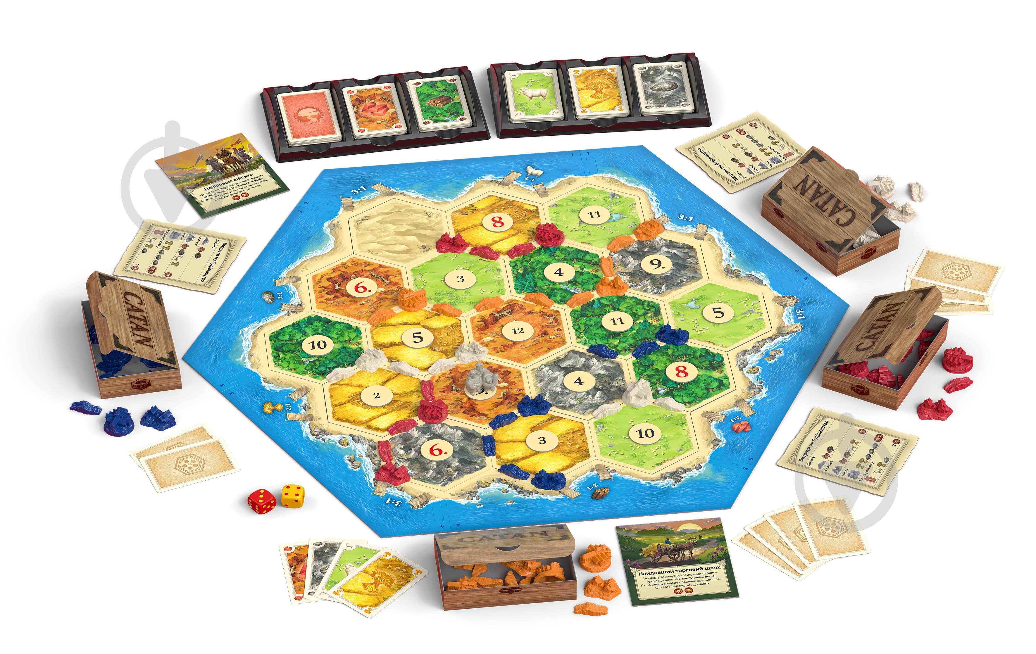 Гра настільна ROZUM CATAN R100UA - фото 3