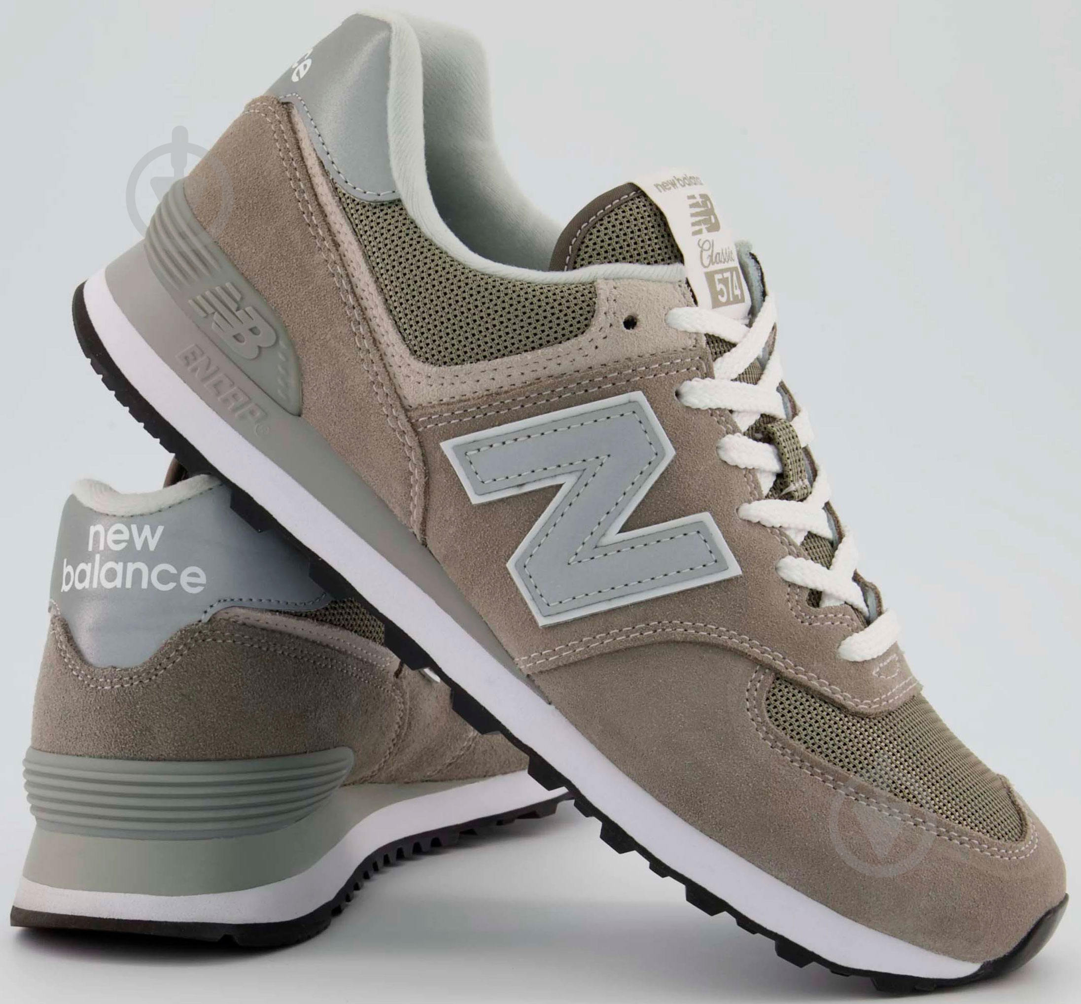 Кросівки чоловічі демісезонні New Balance ML574EGG р.47,5 сірі - фото 6