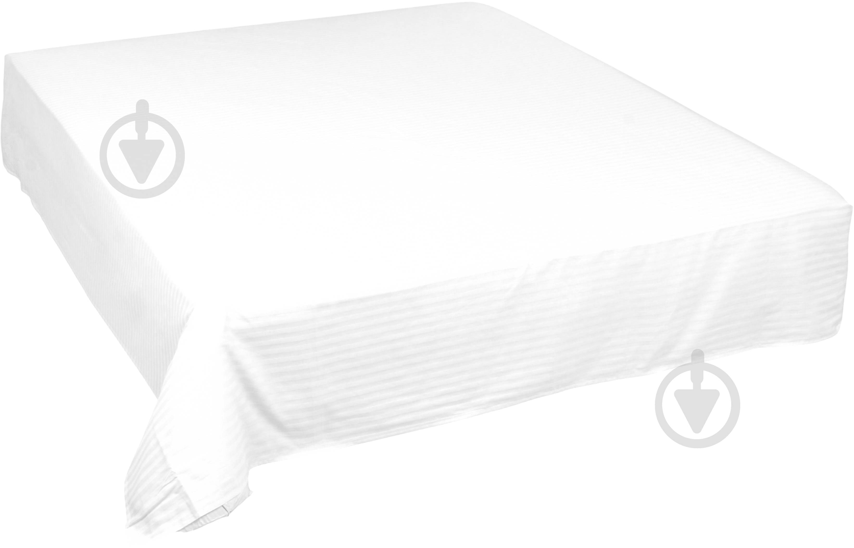 Простынь Stripe 180x220 см белый ORIGAMI - фото 1 Простынь Stripe 180x220 см белый ORIGAMI - фото 1