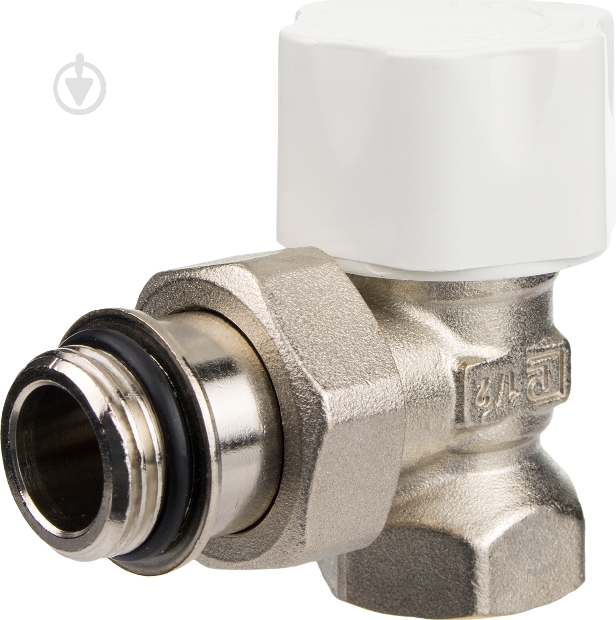 Клапан Luxor термостатический с уплотнителем угловой 1/2" - фото 1
